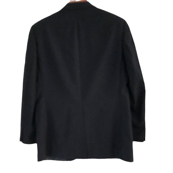 RALPH Lauren Chaps Wool Blazer Sports Coat 2 Buttons Blue Size 39R 39 R - Picture 3 of 12